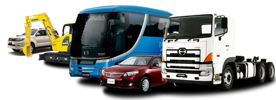 Export Japanese used cars, buses, trucks, Vans, SUVs, Machinery - Zambia,Tanzania,Zimbabwe,Uganda,Congo,Sudan